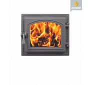 Дверка топочная 260 герметичная со стеклом 250*210