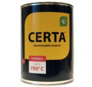Эмаль термостойкая белая 400 гр банка 0,8 кг